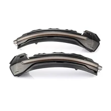 2 шт. динамический боковое зеркало светильник светодиодный индикатор сигнала поворота мигалка для Audi A3 8V S3 RS3 гибкие чехлы из термопластичного полиуретана(A6 C7 S6 4G RS6 A7 S7 RS7 Q5 8R Q7