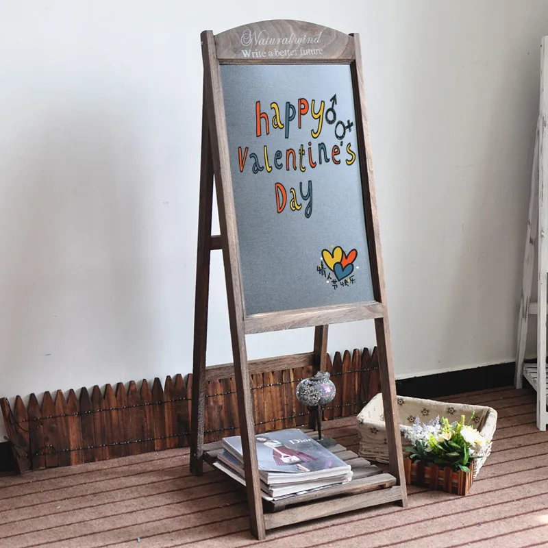 Specials do the old retro wood folding small blackboard scaffolding