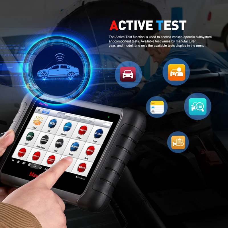 Autel MaxiPRO MP808 диагностика автомобиля diagnostic auto инструмент OBD2 тестер авто OBDII PK autel AP200
