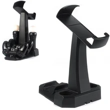 5-в-1 Зарядное устройство зарядная док-станция для хранения очки виртуальной реальности VR Камера гарнитура Дисплей стенд держатель для PS4 Playstation 4 Очки виртуальной реальности VR PS Move контроллер шоу