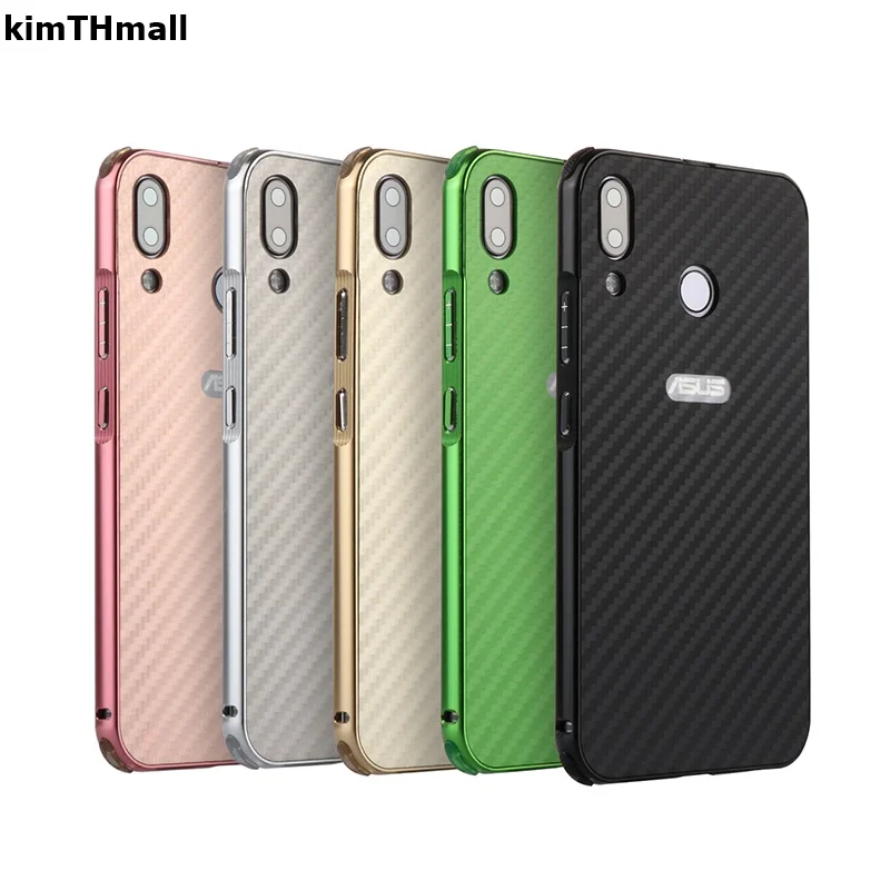 

Case For ASUS Zenfone Max Pro M1 Back Cover Carbon Fiber Metal Shock Proof Hard case for Asus ZB602KL ZB601KL case kimTHmall