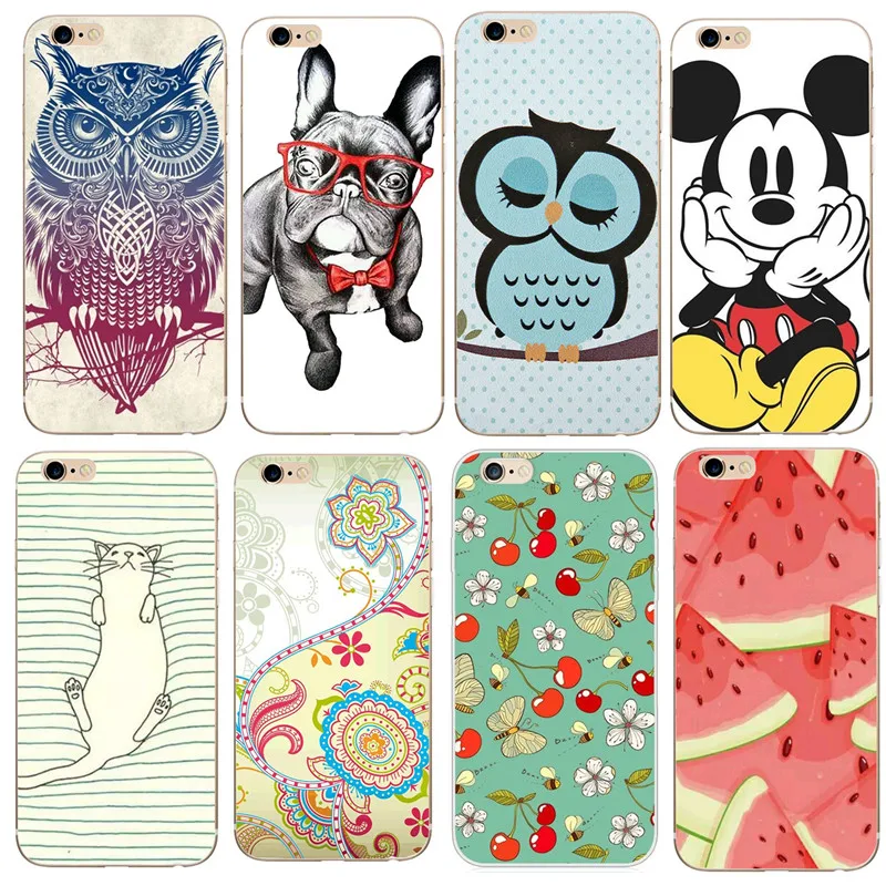 Phone Case For iPhone 6 6s 7 8 5 5s SE Luxury Flower TPU Cover for 5S cases Silicon Coque Funda Capa |