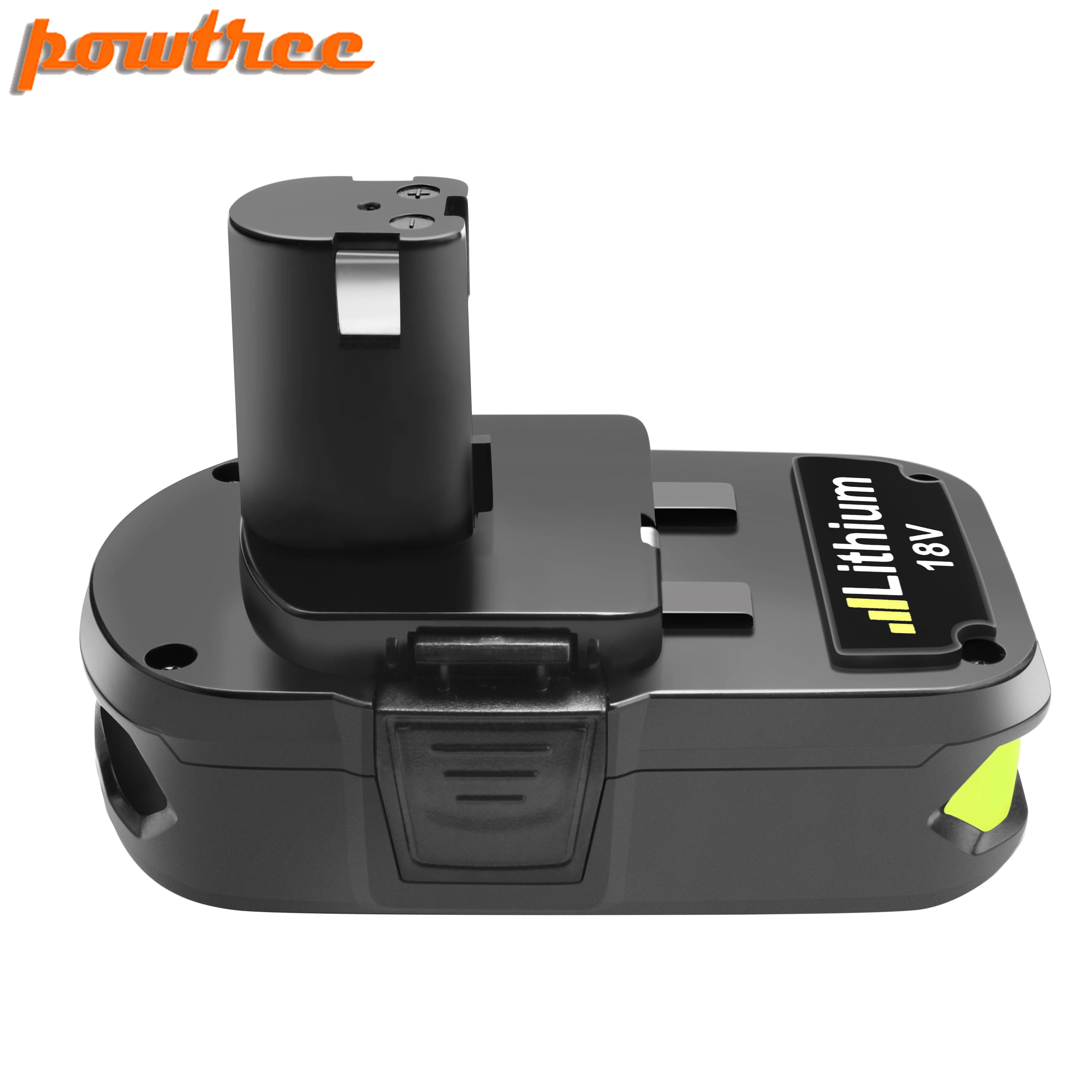 Powtree 18V 2500mAh P107 Battery Replacement for Ryobi P104 P105 P102 P103 P107 Cordless Li-ion Battery L30