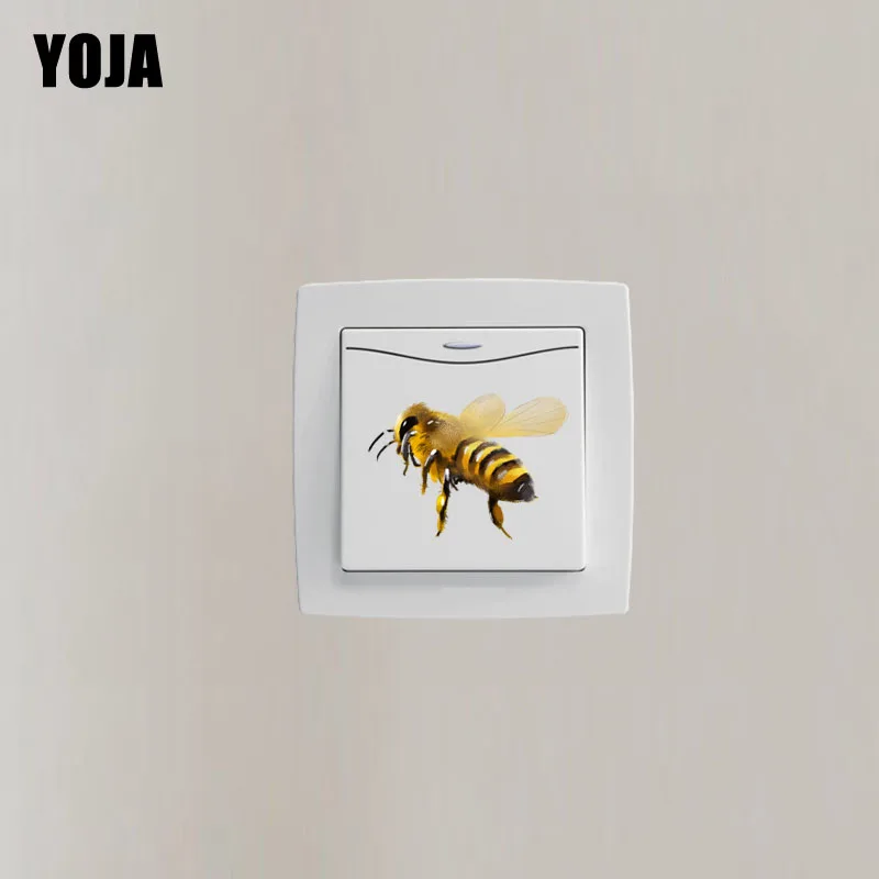 

YOJA Cartoon Animal Bee Wall Switch Sticker PVC Home Decoration 12SS0003