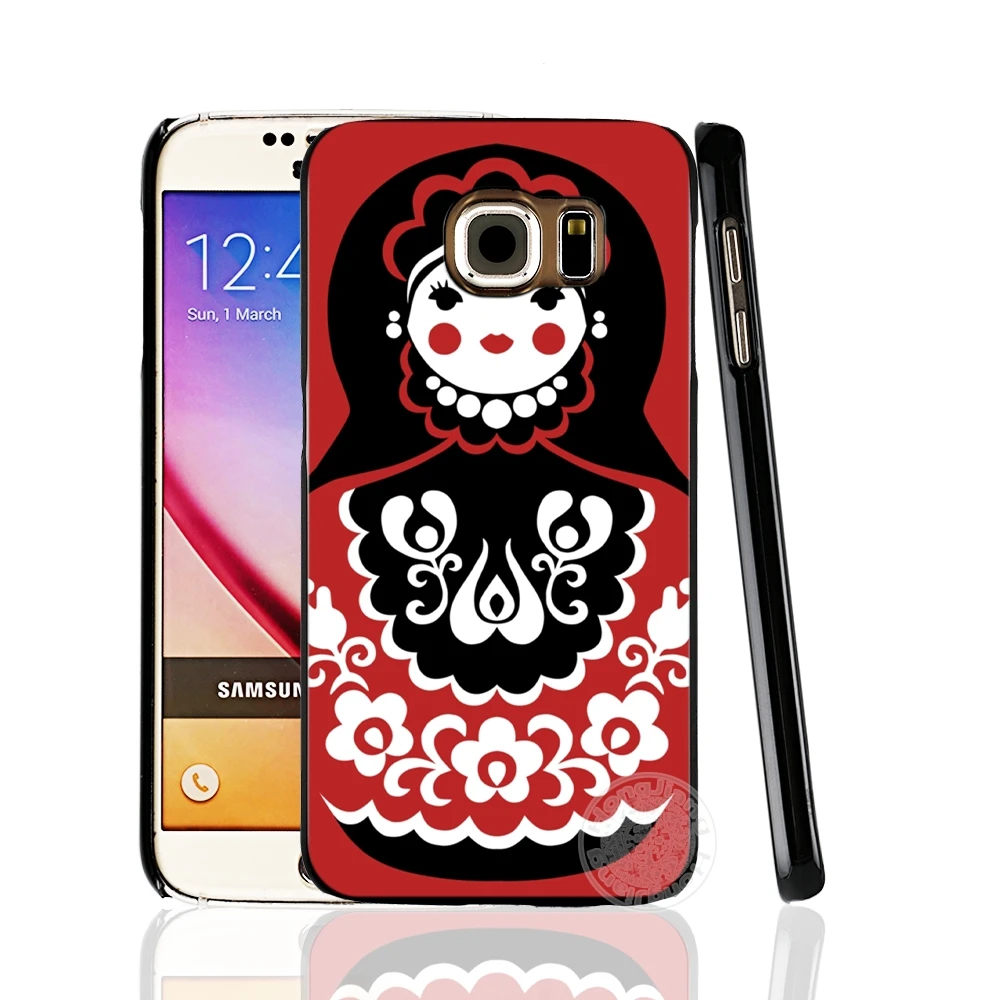 HAMEINUO русские куклы цветок чехол для мобильного телефона Samsung Galaxy S7 edge PLUS S8 S6 S5 S4 S3