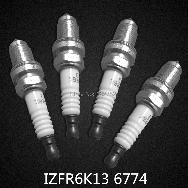 4pcs IZFR6K13 6774 iridium platinum car spark plug For Honda Fit City 2007-2011 4pcs IZFR6K13 6774 iridium platinum car spark plug For Honda Fit City 2007-2011