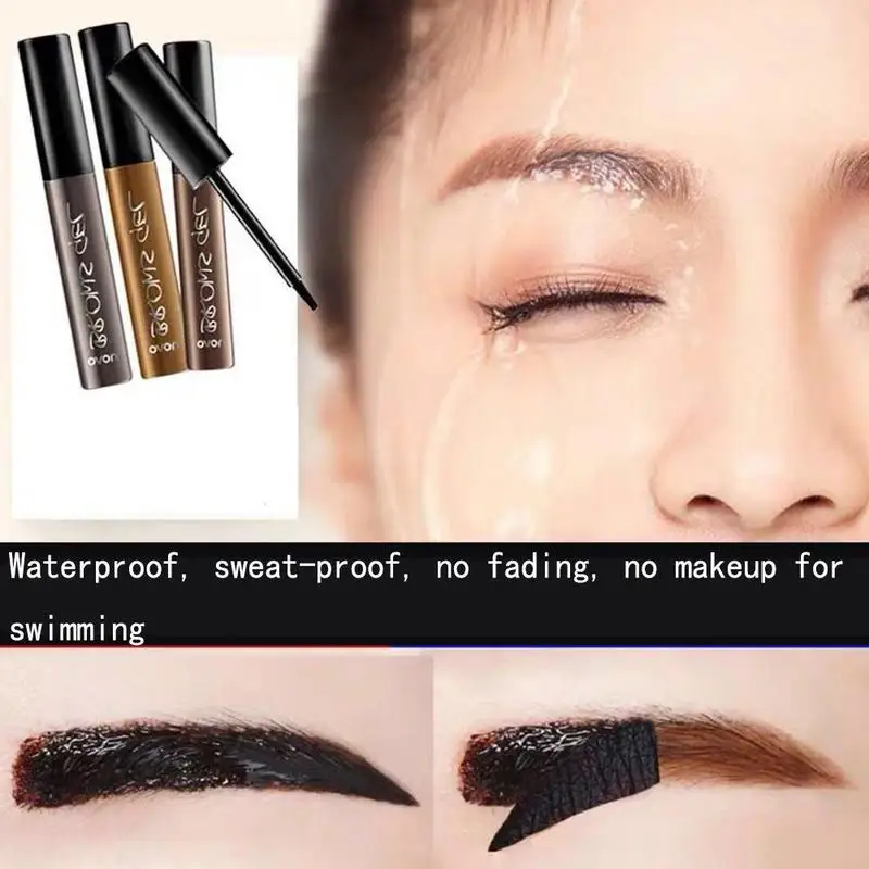 

3 Color Peel Off Eyebrow Tint Gel Waterproof Eyebrow Brows Makeup Eyebrow Gel Tattoo Cosmetic Eye Brow Tattoo Shadow Eyebrow Gel