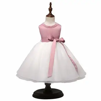 

Nicoevaropa Newborn Wedding Gown Dress Baby Girls Christmas Dress Formal Occasion Wear Cute Pink White Puffy Baby Tutu Dress