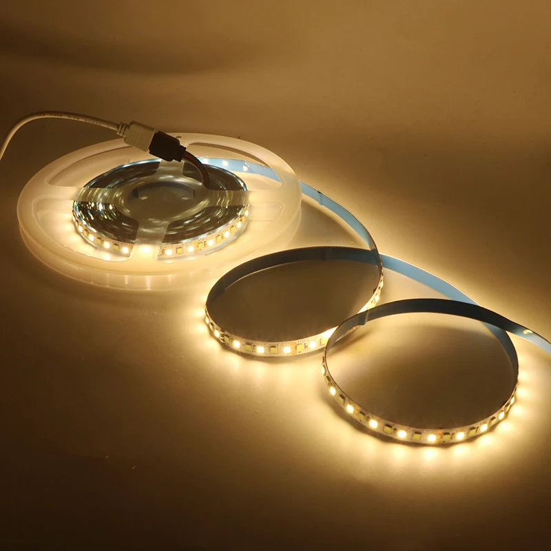 SZYOUMY CCT 2835 SMD светодиодная полоса света двухцветная белая Регулируемая Цветовая