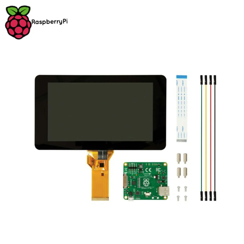 Raspberry Pi 3 Model B+ 7 дюймовый сенсорный экран Дисплей 10 палец емкостный сенсорный экран 800x480 Разрешение совместим с Raspberry Pi 3