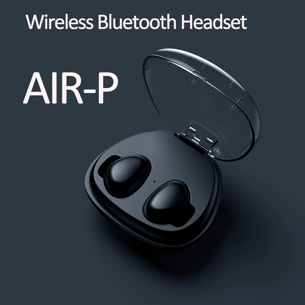 AIR P мини наушники глубокий бас стерео Hands-free Шум снижение Bluetooth гарнитура Беспроводной наушники спортивные наушники для телефона