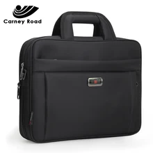 Известный бренд деловой мужской портфель роскошный 14 15,6 дюймов ноутбук сумка на плечо Офисные Сумки для мужская деловая сумка