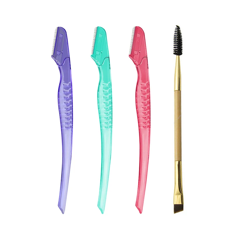3Pcs Eyebrow Razor Trimmer razor Facial Blade Knife Hair Remover Shaper