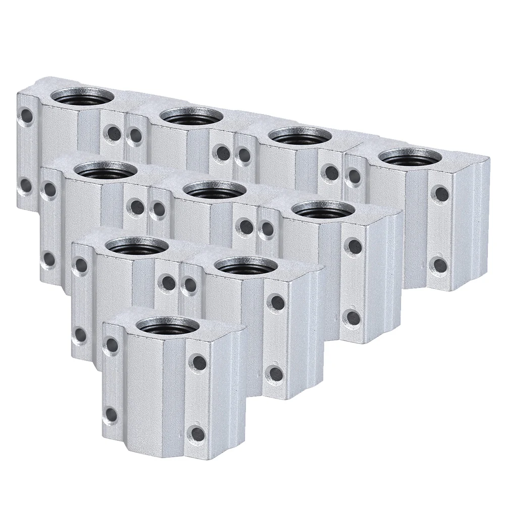 

10pcs SCS8UU 8mm Linear Motion Ball Bearing Block CNC Router Slide Unit 3D Printer DIY Kit Parts