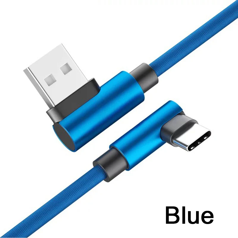 2.4A Зарядное устройство USB кабель Поддержка Micro Usb быстрая зарядка кабель синхронизации данных для iPhone samsung Android type C USB-C кабель для мобильного телефона - Цвет: Синий