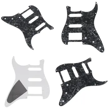 

1PC Plastic Electric Guitar Pickguard Pickguard Black Pearl For All Guitar Protecting Accessories