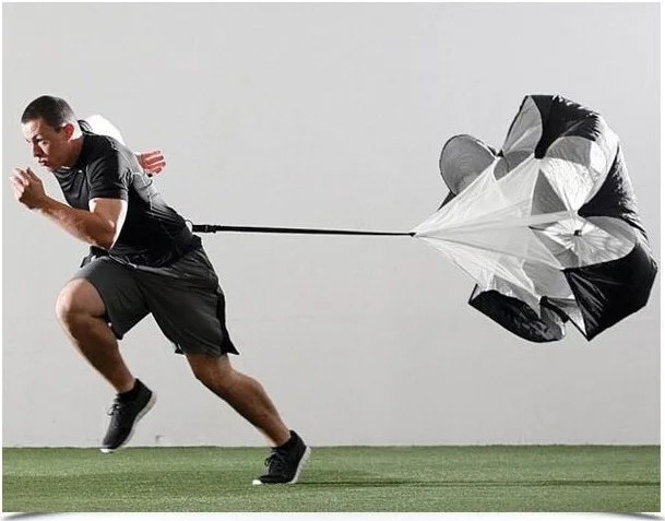 Футбольный тренировочный спортивный Спортивный тренировочный игрушечный Зонт с парашютом для тренировки скорости