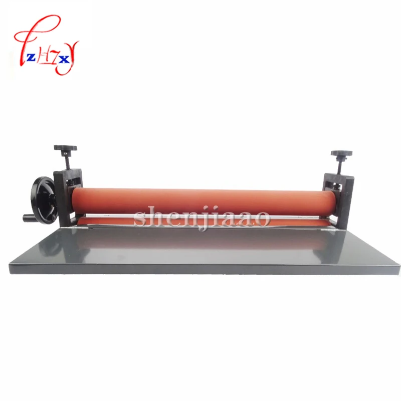 Laminating machine 25" Manual Laminating Machine Photo Vinyl Protect Rubber Cold Mounting Laminator Office Equipment