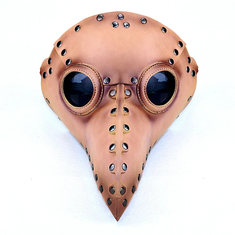 

Festival Cosplay Steampunk Plague Beak PU Mask Adult Performance Party Dress Cool Mask For Men And Women Apply