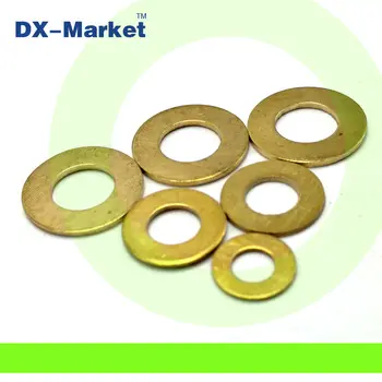 

m4*9*0.8 , 100pcs , brass flat washer , High quality brass fasteners