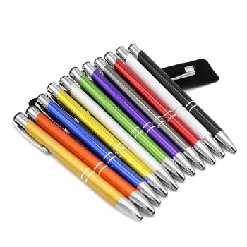 

50pcs Engraved Bulk Metal Ballpoint Pens Personalized Wedding Favors Baby Shower Party Customalized Business Logo Favors Gift