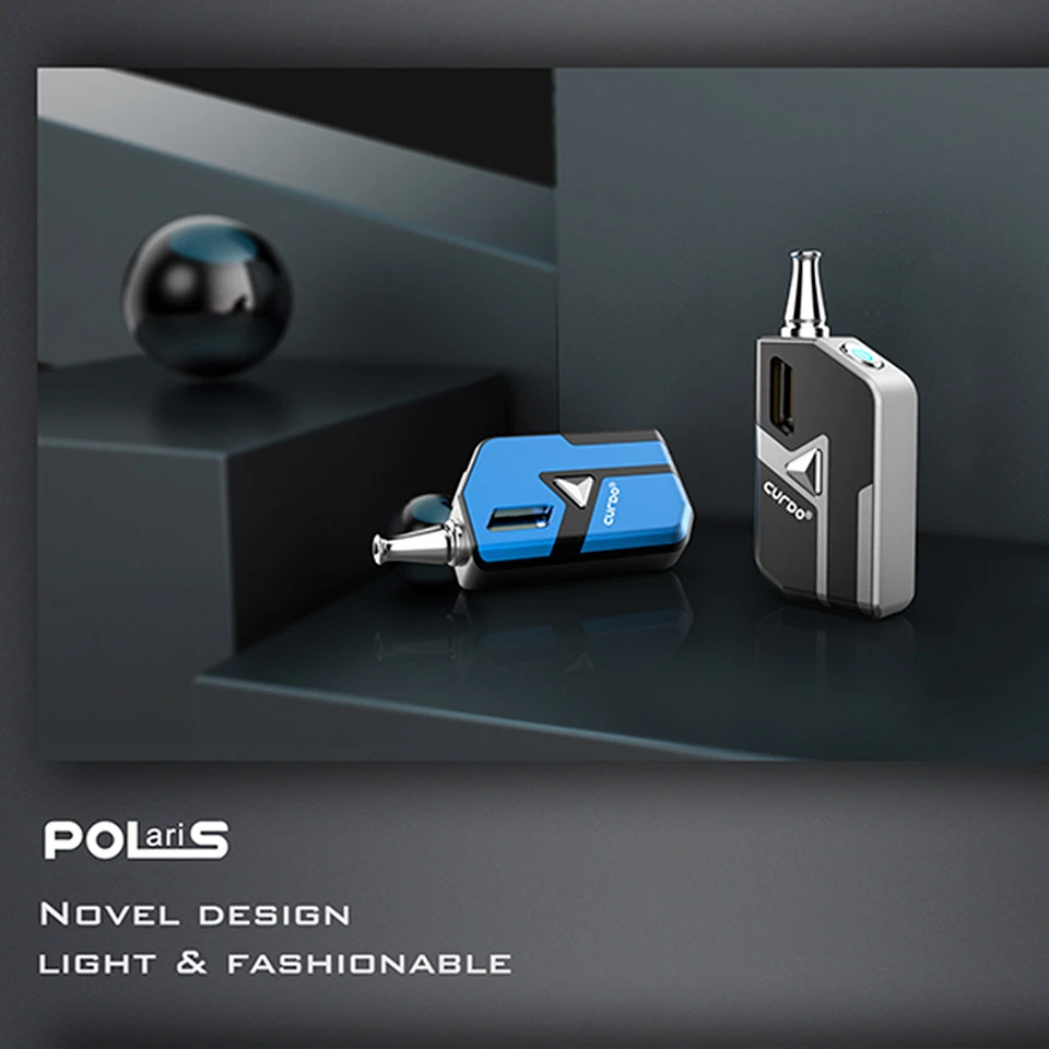 Free Gift!! 2019 new original CURDO Polaris kit electronic cigarette with Ceramic Core Warm up function vaporizador VS avp pod (12)