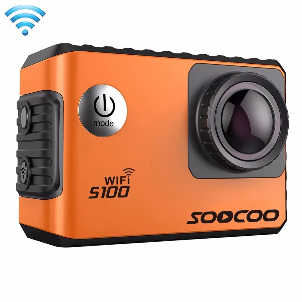 SOOCOO S100 2' Экран 4 K 170 градусов Широкий формат, WiFi, экшн-камера для занятий спортом, Камера цифровая видеокамера с Водонепроницаемый Корпус чехол