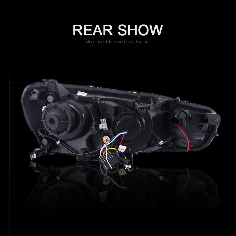CNSUNNYLIGHT For Mitsubishi Lancer EVO X 2008-2017 Car Headlight Assembly LED DRL Turn Signal Xenon HID Projector Lens Plug Play (8)