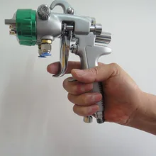 SAT1189 Аэрограф спрей для основы живописи для автомобилей hvlp Краскораспылитель воздуха двойная насадка hvlp распылитель