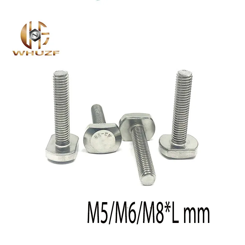 Болты с Т образной головкой M5/M6/M8 GB37 T Shapep Style винты из нержавеющей стали 304|Дверные