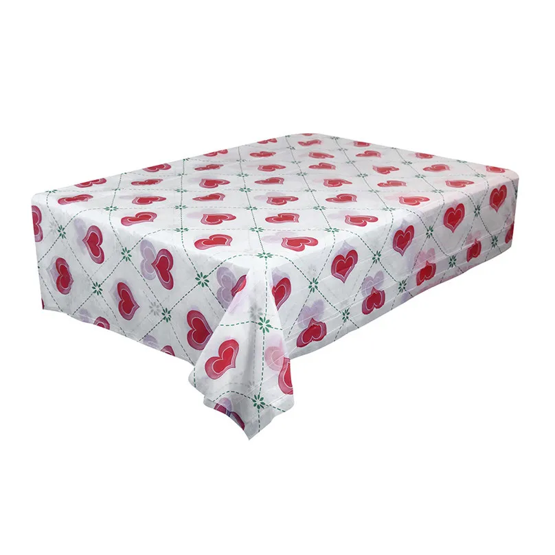 Waterproof Oilproof Plastic Disposable Tablecloth Wedding Birthday Party Table Cover Desk Cloth Events Tableware #3j07 (3)