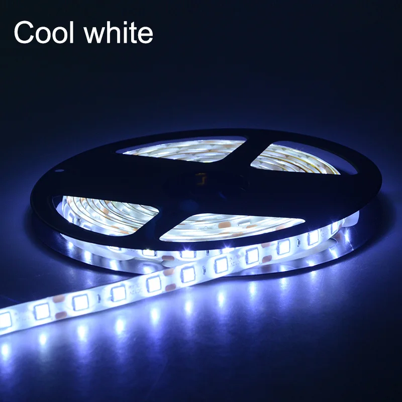 5050 RGB led ленточный светильник 5 метров 300 светодиодный s DC 12 В светодиодный диодный ленточный светильник водонепроницаемый IP65 Красный Зеленый Синий Теплый/Холодный белый - Испускаемый цвет: White