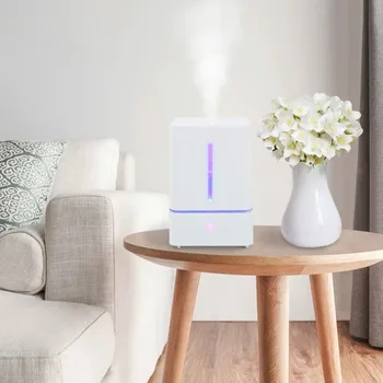 

VidaXL 5.5 L Humidifier With Mist And Light Touch Aroma Essential Oil Diffuser Ultrasonic Cool Mist Humidifier Air Purifier