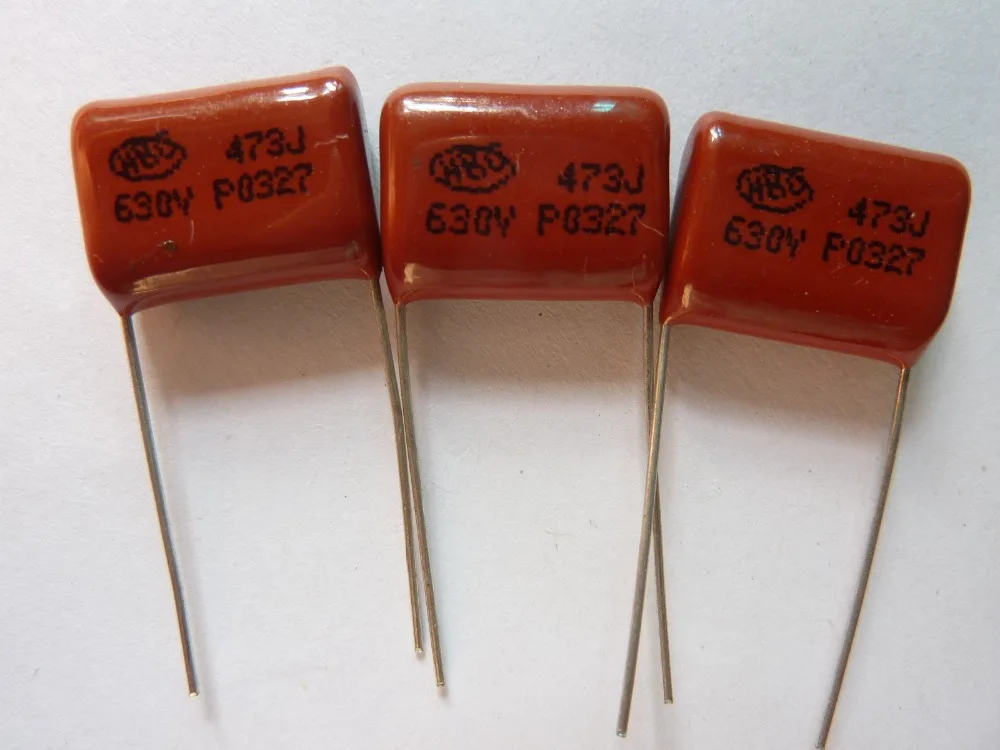 50Pcs 10 Value 1nF-0.47uF Set Polypropylene Safety Plastic Film Capacitor Kit G3