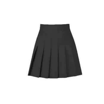 

New Women Lady High Waist Plain Skater Flared Pleated Short Mini Red Pink Skirt