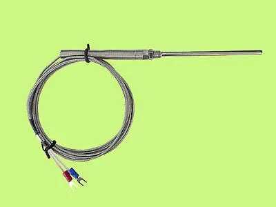 

J Type Thermocouple Waterproof Probe Temperature Sensors with 3m (10') Lead Wire