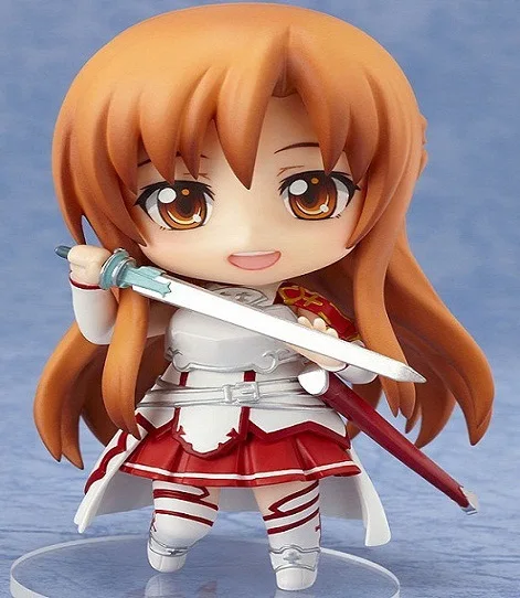 Аниме Sword Art Online Nendoroid 283 Yuuki Asuna BJD милые ПВХ Фигурки игрушки