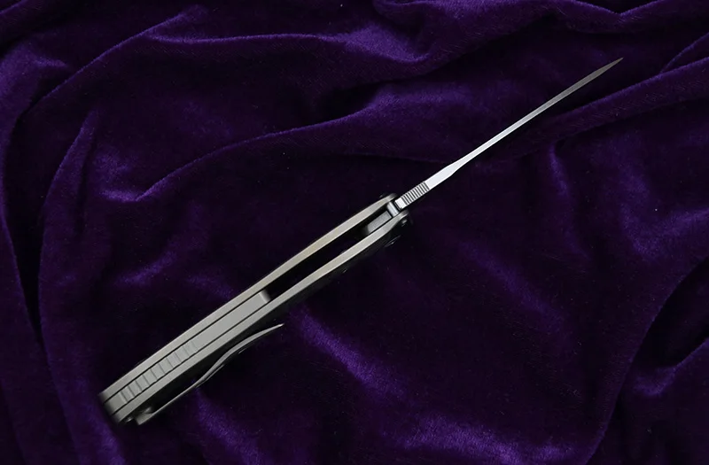 Складной нож VENOM BONE DOCTOR M390 Titanium CF Flipper уличный Карманный кухонный для кемпинга