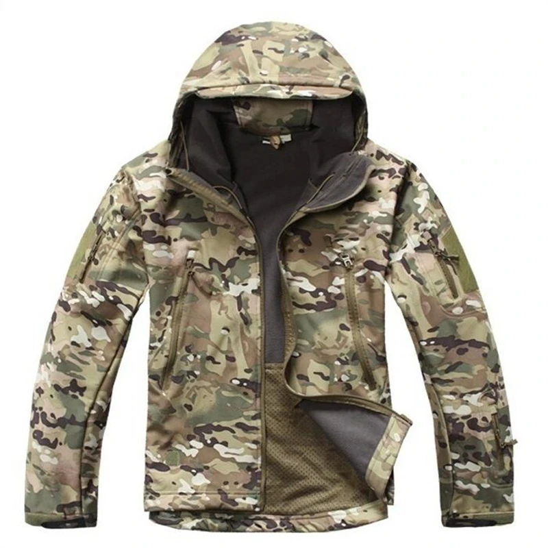 

2018 Hot jackets men High quality Lurker Shark skin Soft Shell TAD V 4.0 Military Jacket Waterproof windbreaker coat