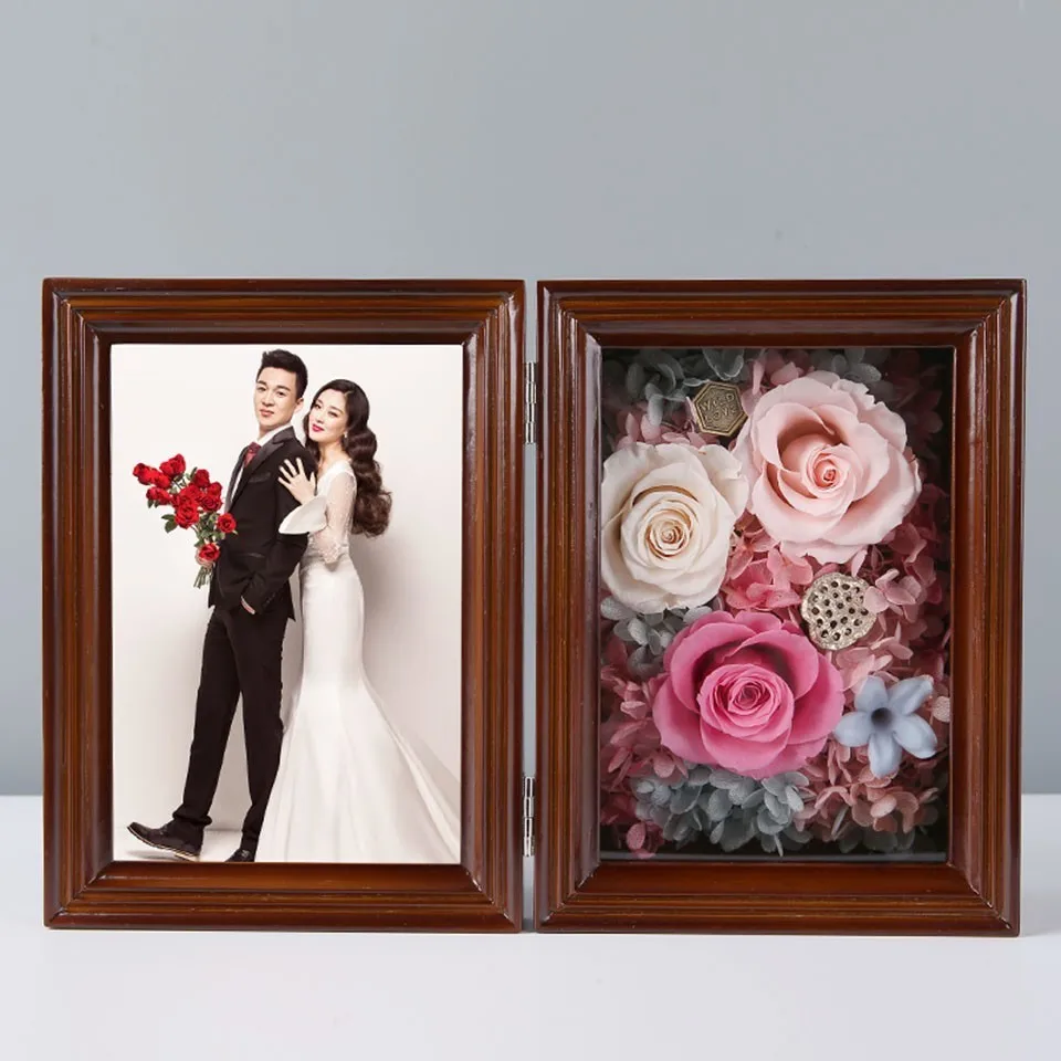 

Imported Live Fresh Rose Everlasting Fake Flower Creative Album Valentine's Day Girlfriend Birthday Gifts Box