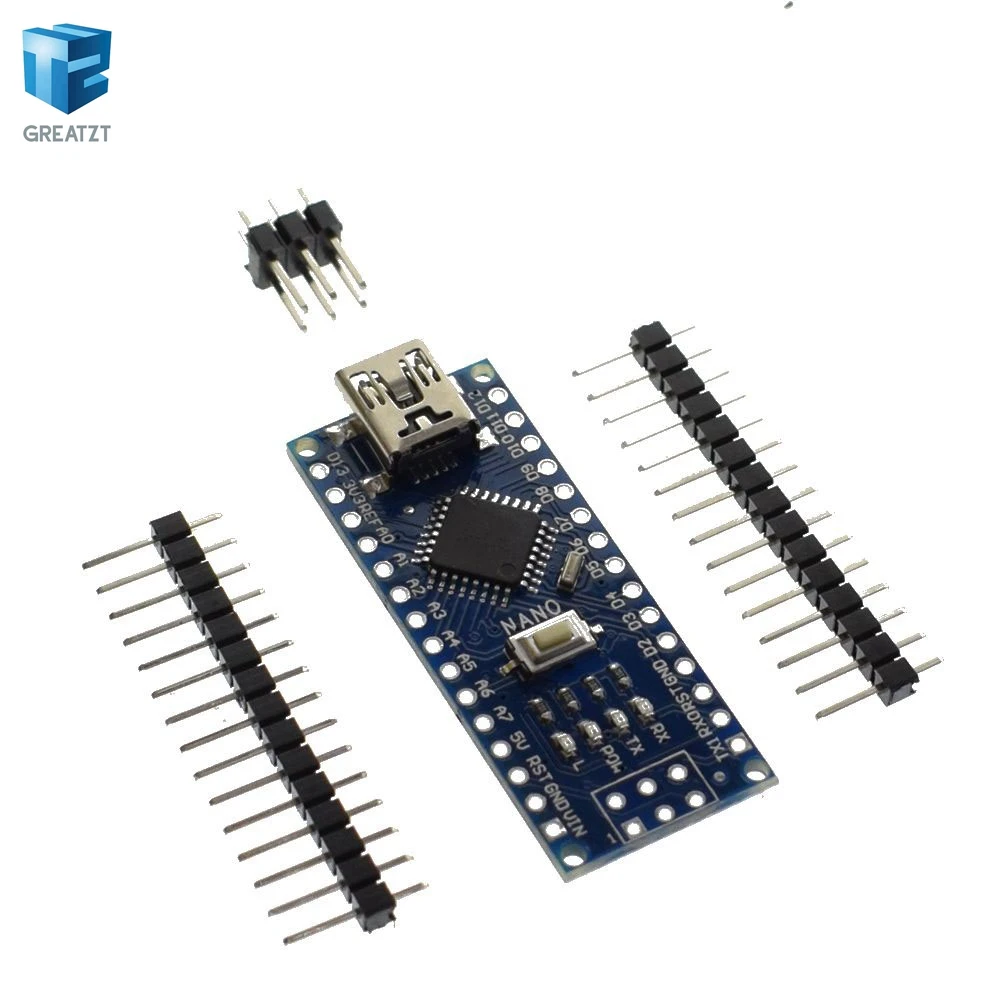 10 шт. NANO V3.0 ATMEGA328P с Загрузчиком Nano 3,0 контроллер совместимый nano CH340 USB драйвер 16 МГц с кабелем для Arduino