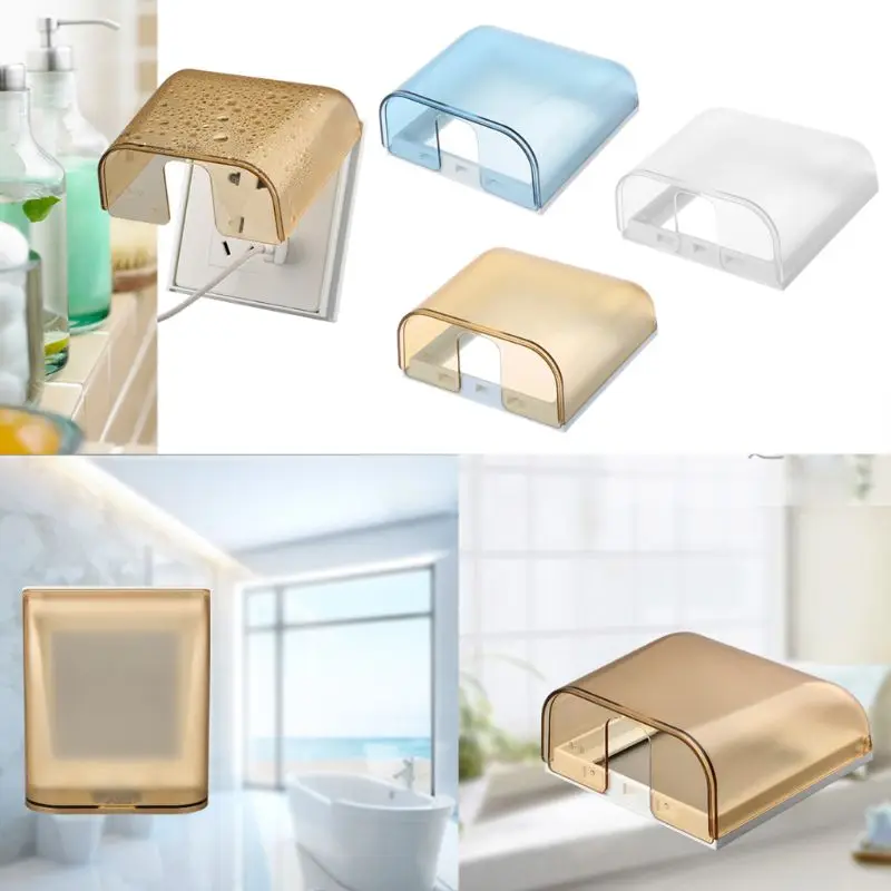 

Universal 86 Type Wall Socket Waterproof Box Plate Panel Switch Protection Cover 100x110mm