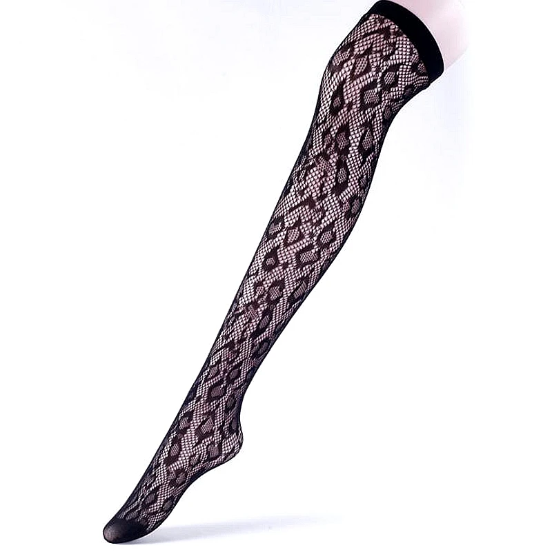 

New Fishnet Floral Hosiery Patterned Stockings,BLACK Leg Avenue STOCKINGS Thigh High Stocking Stage/dance wear