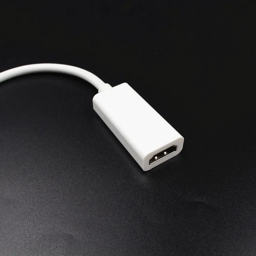 Адаптер Mini Display Port DP HDMI белый 26 см Thunderbolt адаптеры кабель для Mac Macbook Pro Air|Кабели VGA| |