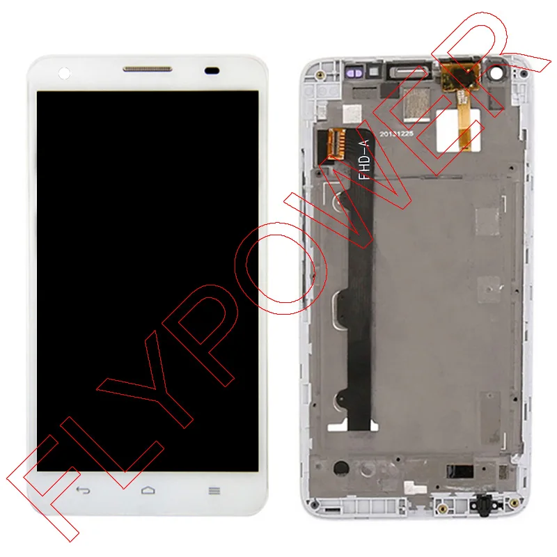 

For Huawei Honor 3X Pro Ascend G750-T20 LCD Screen Display with Touch Screen Digitizer Assembly+frame; White; 100% warranty