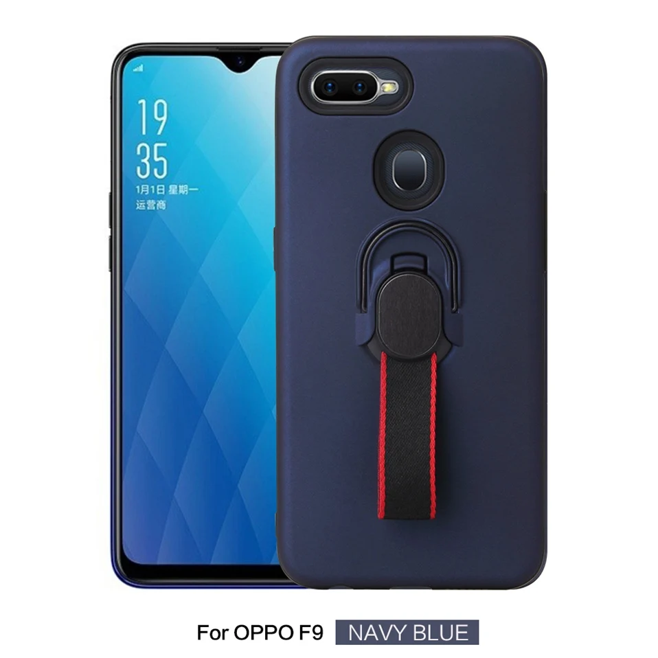 Ring Holder Case For OPPO F9 Pro F5 F7 Coque Silicone Magnetic Phone Back Case For OPPO R9S A73 A79 A3S R17 Realme 2 Pro Cover   (4)