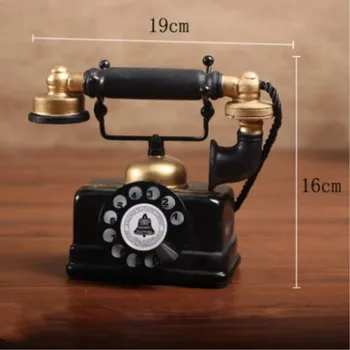 

Continental Nostalgic retro Ornaments American Home Living room cafe restaurant wine cabinet decorations Decorative telephone