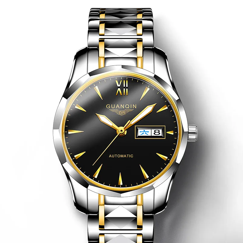 

witzerland Archives Man Wrist Watch Waterproof Tungsten Steel Hollow Out Fully Automatic Mechanics Surface Fashion Casual A002