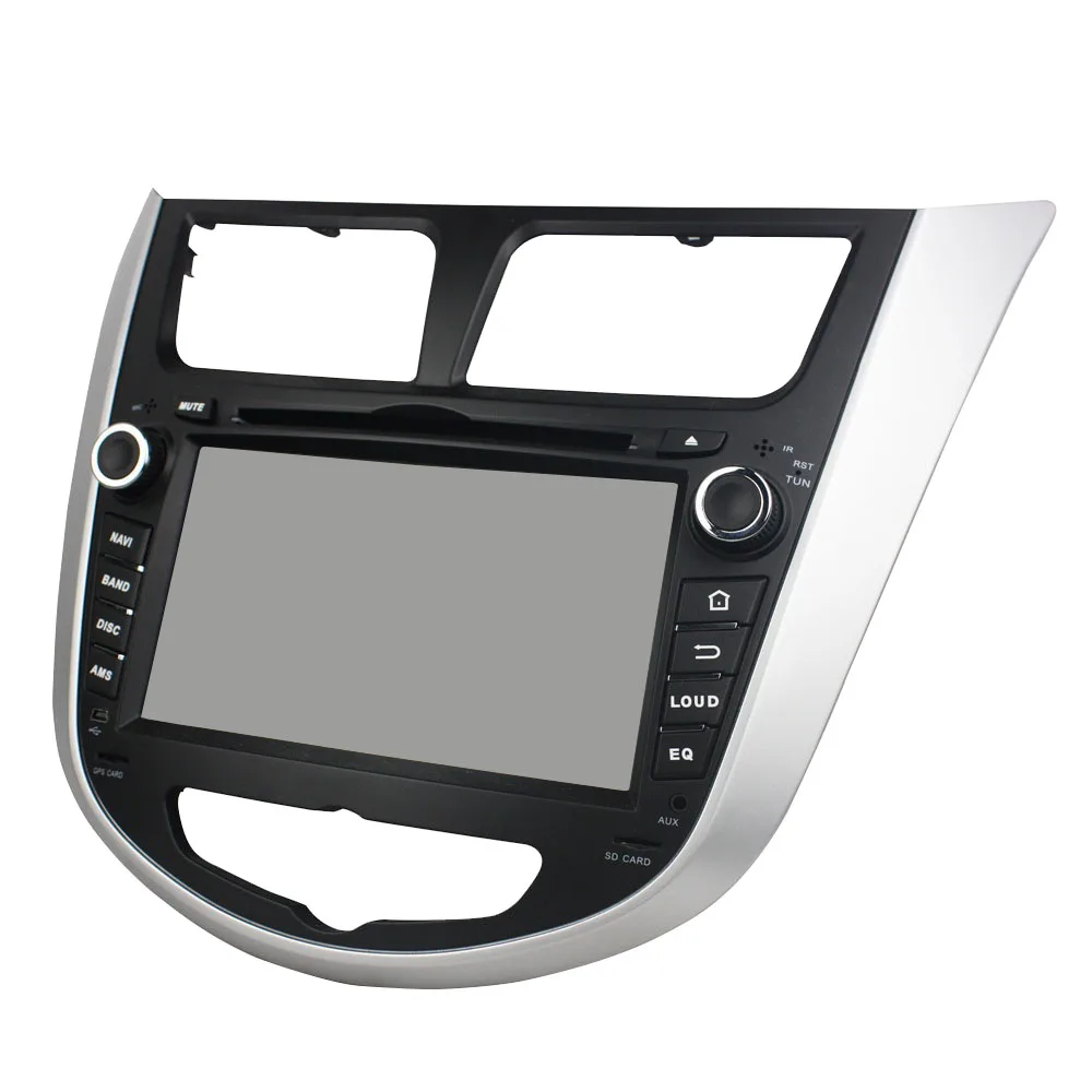 Top KLYDE 7" 2 Din Android 8.1 Car Radio For Hyundai Verna Accent Solaris 2011-2012 Car Audio Multimedia Car Stereo DVD Mirror Link 5