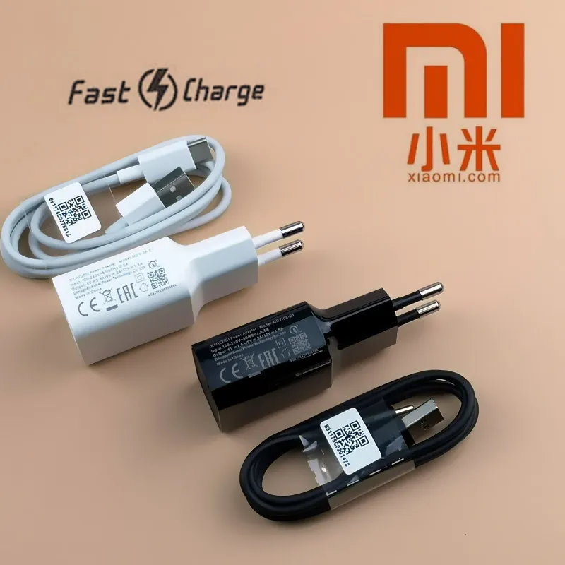 Original EU xiaomi mi mix 3 Fast Charger QC 3.0 quick Charge power adapter Usb Type c cable For a2 a1 8 se 6 6x max mi8 mi6 mi5s Original EU xiaomi mi mix 3 Fast Charger QC 3.0 quick Charge power adapter Usb Type c cable For a2 a1 8 se 6 6x max mi8 mi6 mi5s